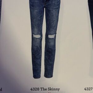 CAbi The Skinny 4328 Blue Skinny Jeans Size 10 EUC